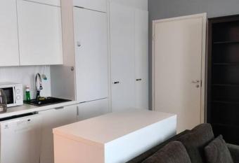 Valoisa asunto upealla parvekkeella has Balcony rooms