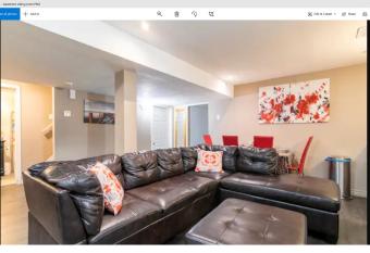 Lovely Cozy basement apartment has Balcony rooms