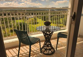 Daily Studio Condo For Rent in Clark Pampanga with lovely mountain view has Balcony rooms