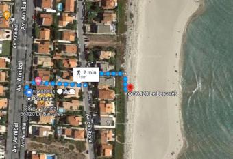 Studio    2 min    pieds Plage - Le Barcar  s has Balcony rooms