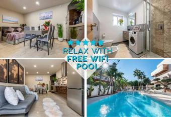 [2 min from the sea] pool, comfort and free WiFi allows 18 year olds to book a room