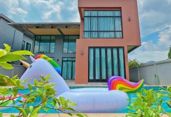 Aonang nine poolvilla2 has Balcony rooms