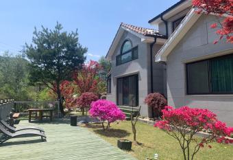 Gapyeong Casa Swiss Pension has rooms with a private hot tub