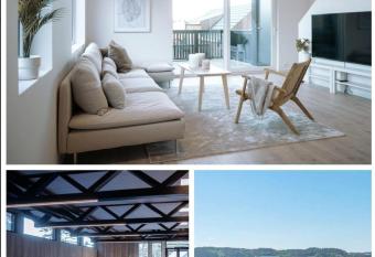 Stor leilighet - idyllisk beliggenhet med ekslusiv tilgang til innend  rs basseng og spaomr  de has Balcony rooms