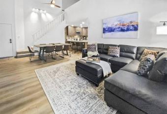 Luxury Ski Condo with Hot Tub has rooms with a private hot tub