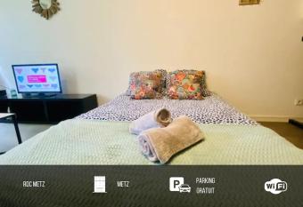 Mon Paisible Rez de chauss   Metz Wifi Parking Un-S  jour-  -Part allows 18 year olds to book a room