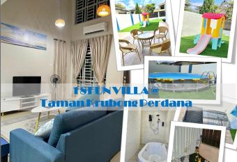 18Fun Villa for everyone! has rooms with a private hot tub