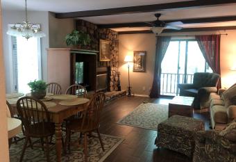 33ABB, Two bedroom, two bath log-sided condo with forest view condo has Balcony rooms