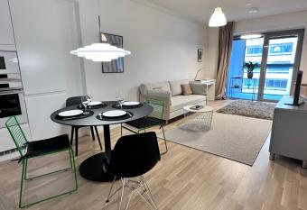 Peaceful Premium Apartment with Sauna and Balcony - Perfect Downtown Location has Balcony rooms