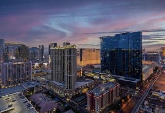 Balcony Full Strip View Suite Mgm Signature Free Valet has rooms with a private hot tub