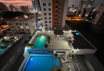 Linda Suite Tonsupa 2 cuadras del mar 2 piscinas Av. Club del Pacifico has Balcony rooms