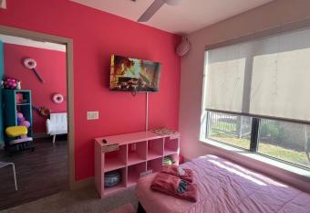 Spacious Candy Land Getaway has Balcony rooms