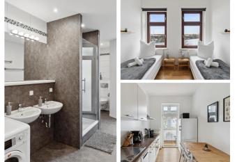 Apartment f  r 10 G  ste, 2 B  der, 2 Loggia s, Leipzig Zentrum Ost allows 18 year olds to book a room