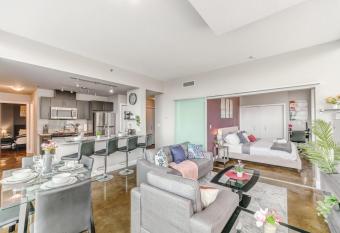 Upscale 2BR Condo - King Bed - Stunning City Views has Balcony rooms