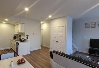 Stylish 2BR Townhouse w Free Parking has Balcony rooms