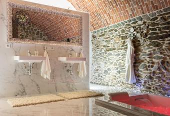 LUXXLOFT Luxusapartments Wetzlar has rooms with a private hot tub