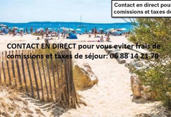 Le Lavandou 6 pers. + parking priv   + terrasse (au calme) has Balcony rooms