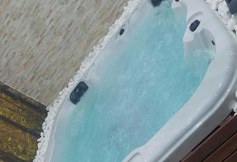 Lovely   s Spa has rooms with a private hot tub