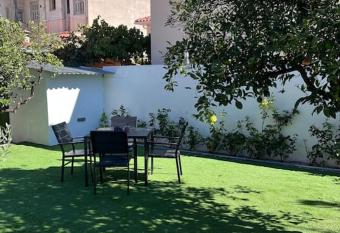 The granny   s house has rooms with a private hot tub