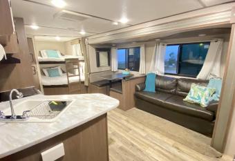 Glamping on the Bay with fishing dock has Balcony rooms