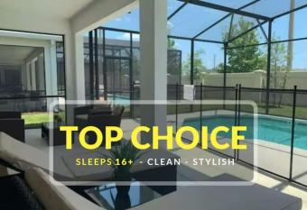 Cozy lux Ambiance Villa 9 BR Pool Hot Tub G04 allows 18 year olds to book a room