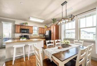 Farmhouse inspired Chic Corporate Oasis. has Balcony rooms