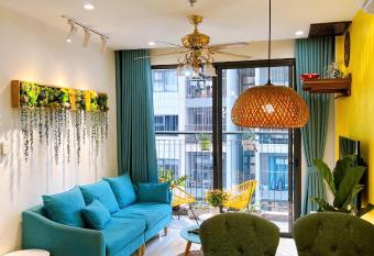 2PN + 1 ph  ng m   i S2.09 Vinhomes Ocean Park has Balcony rooms