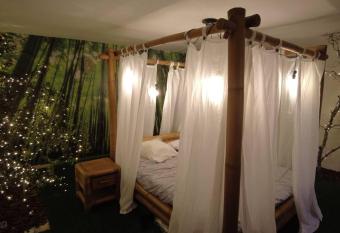 Le Jardin d Eden -Appartement de charme avec Sauna, Hammam, spa has rooms with a private hot tub