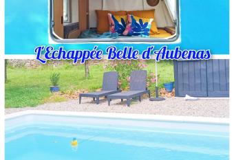 Caravane Insolite l Ard  choise, L ECHAPPEE BELLE D AUBENAS G  tes Appart h  tel Logement 3 sur 3 allows 18 year olds to book a room