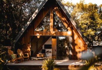 Eh Frame - A Canadian mid century inspired A Frame allows 18 year olds to book a room