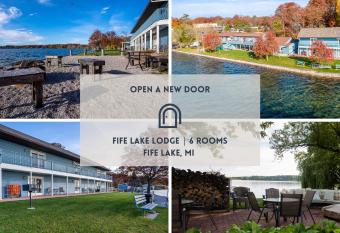 Fife Lake Lodge 6 Double Queen Rooms has Balcony rooms