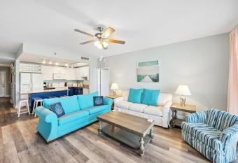 Ocean's Blue at Laketown Wharf #511 by Nautical Properties has rooms with a private hot tub