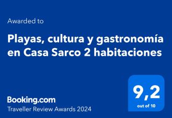 Playas, cultura y gastronom  a en Casa Sarco 2 habitaciones allows 18 year olds to book a room