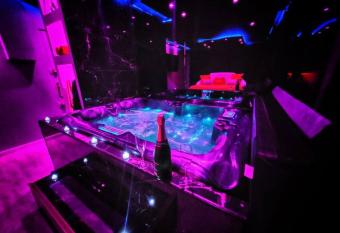 Secret Night II has rooms with a private hot tub