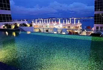 Maritime Seaview Studio suite with 1room and big balcony penang has Balcony rooms