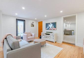 Elegant Elora Home with Stylish D  cor has rooms with a private hot tub