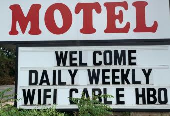 The Village Inn has Smoking rooms