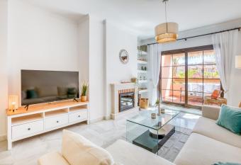 Deluxe relax apartment with pool has rooms with a private hot tub